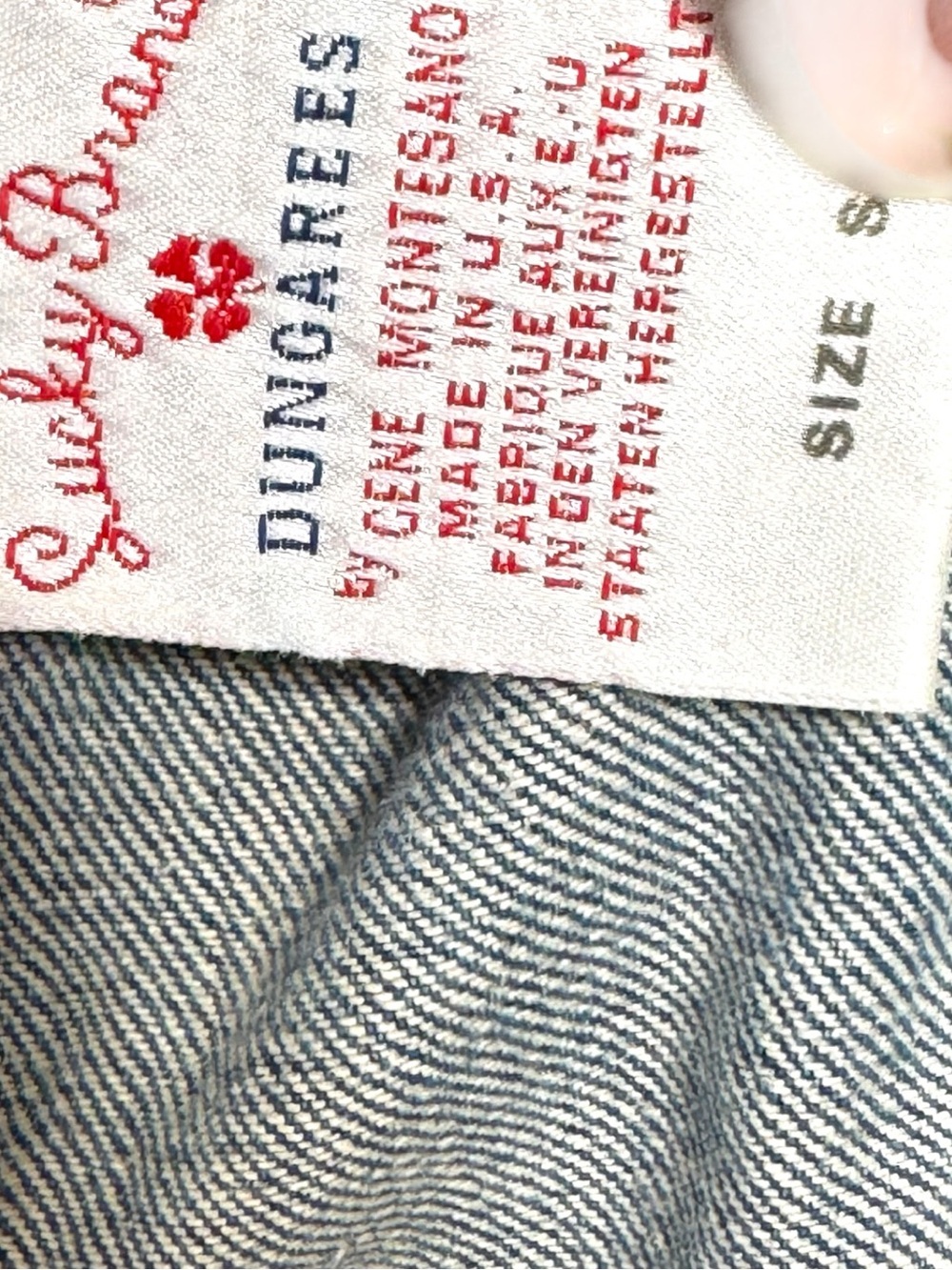 Y2K VTG Lucky Brand Womens Small Denim Jacket Embroidered Acid Hippie Boho - Picture 7 of 11